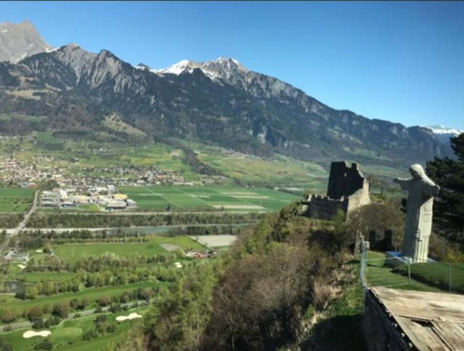 Grosse 2 Zimmer Wohnung Mit Terrasse Bad Ragaz Exteriör bild